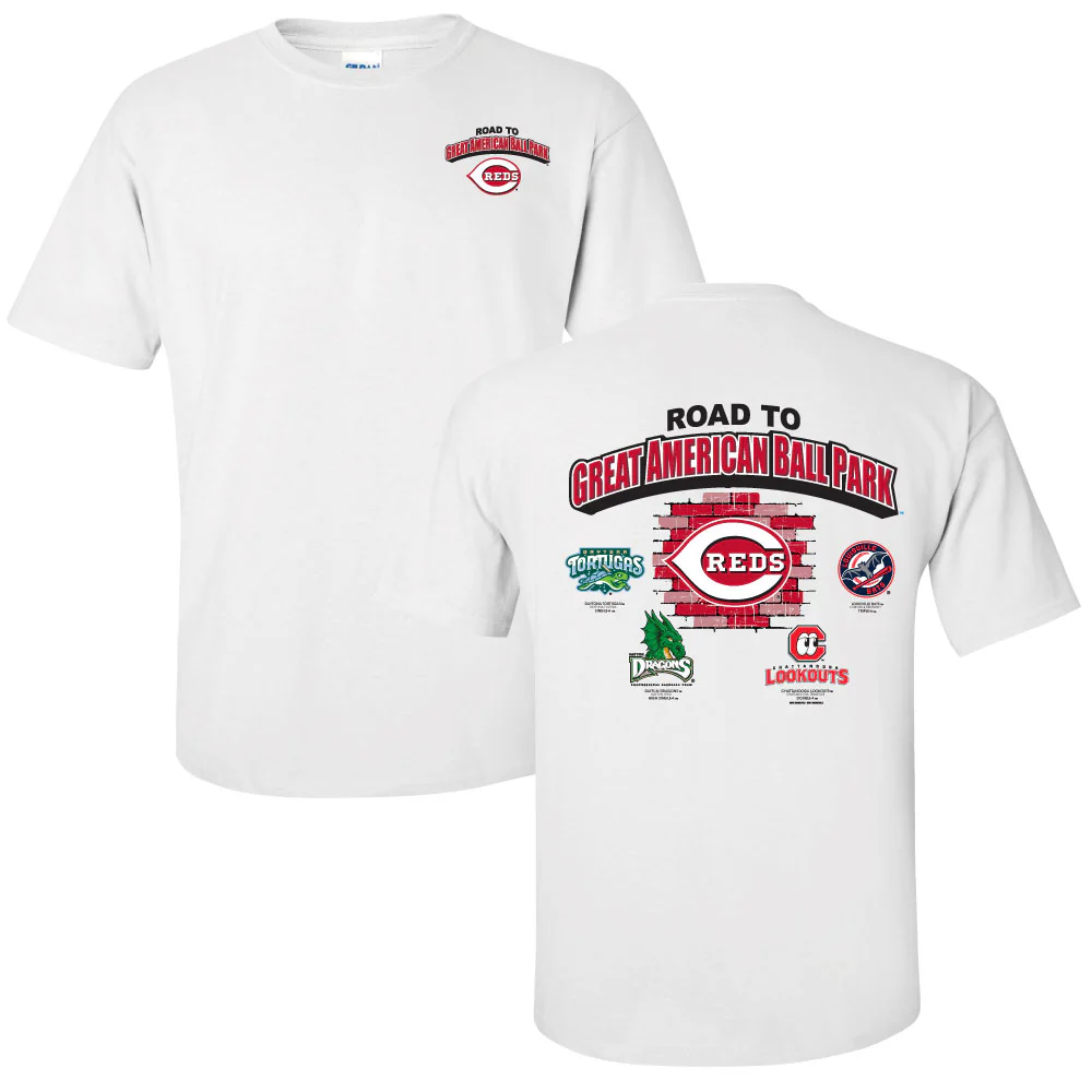 Louisville Bats Cincinnati Reds Road to the Show Tee