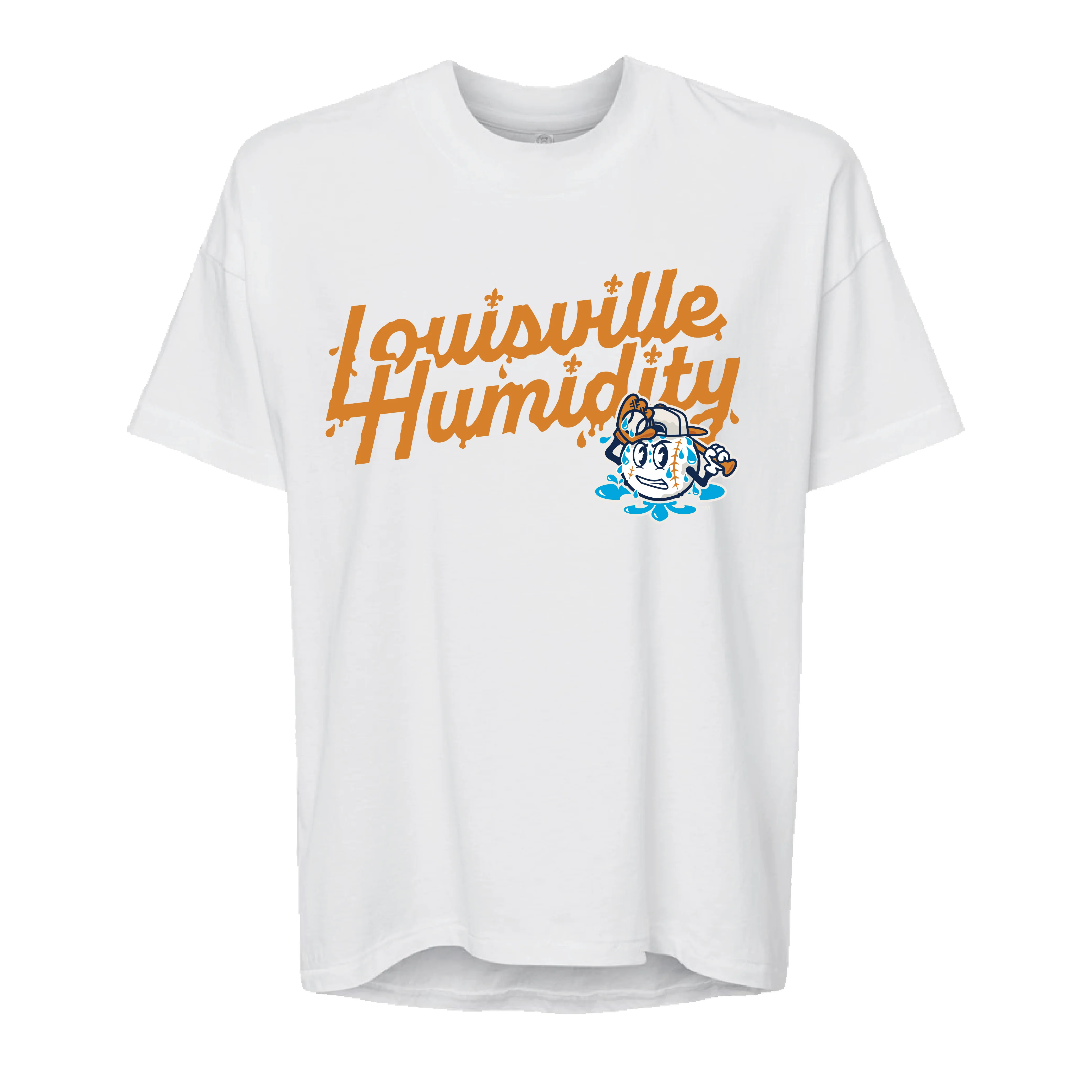 Louisville Bats Humidity Wordmark Hi-Lo T-Shirt