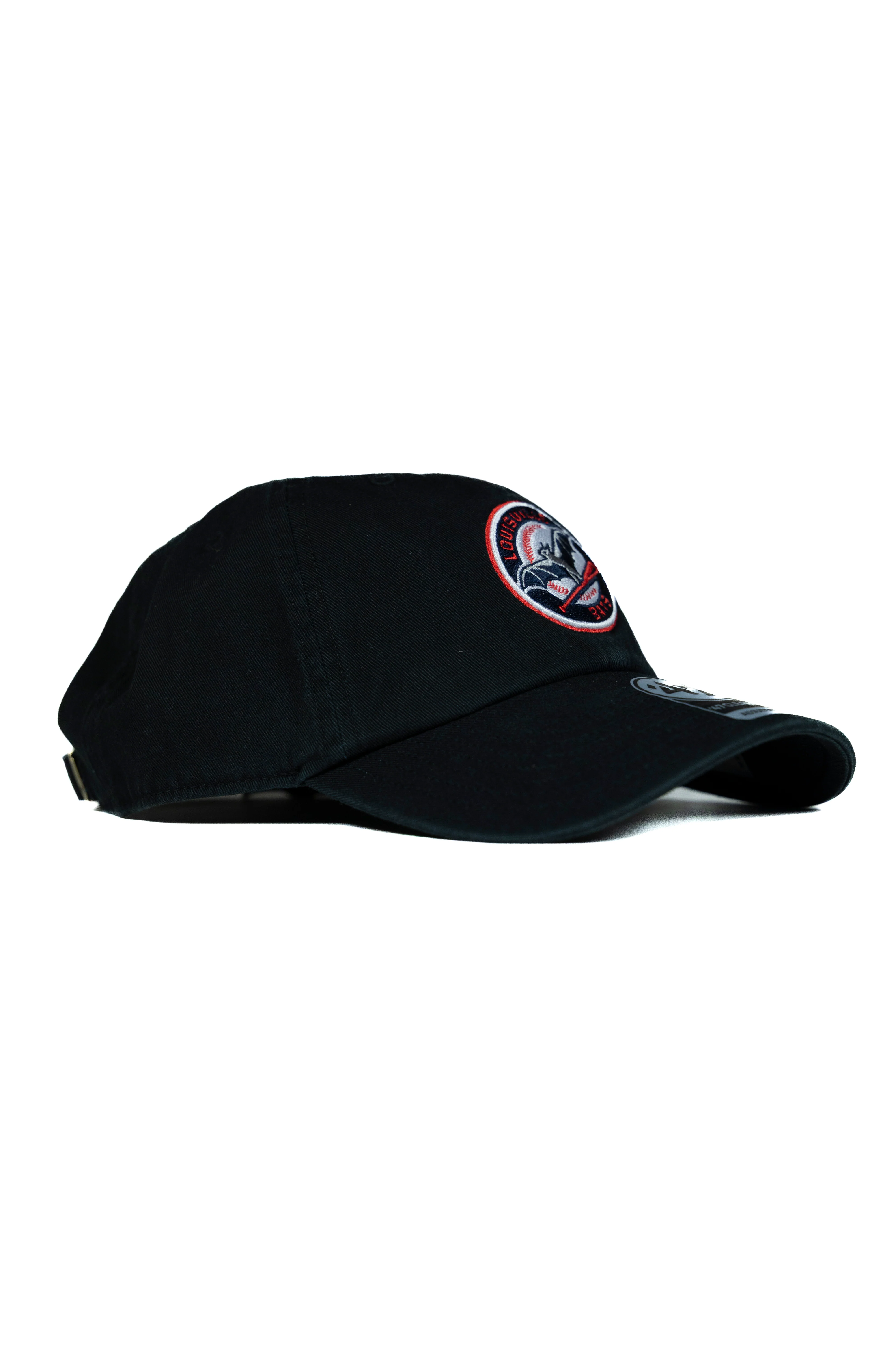 Louisville Bats Primary Logo Clean Up Cap (Black) - Image 3