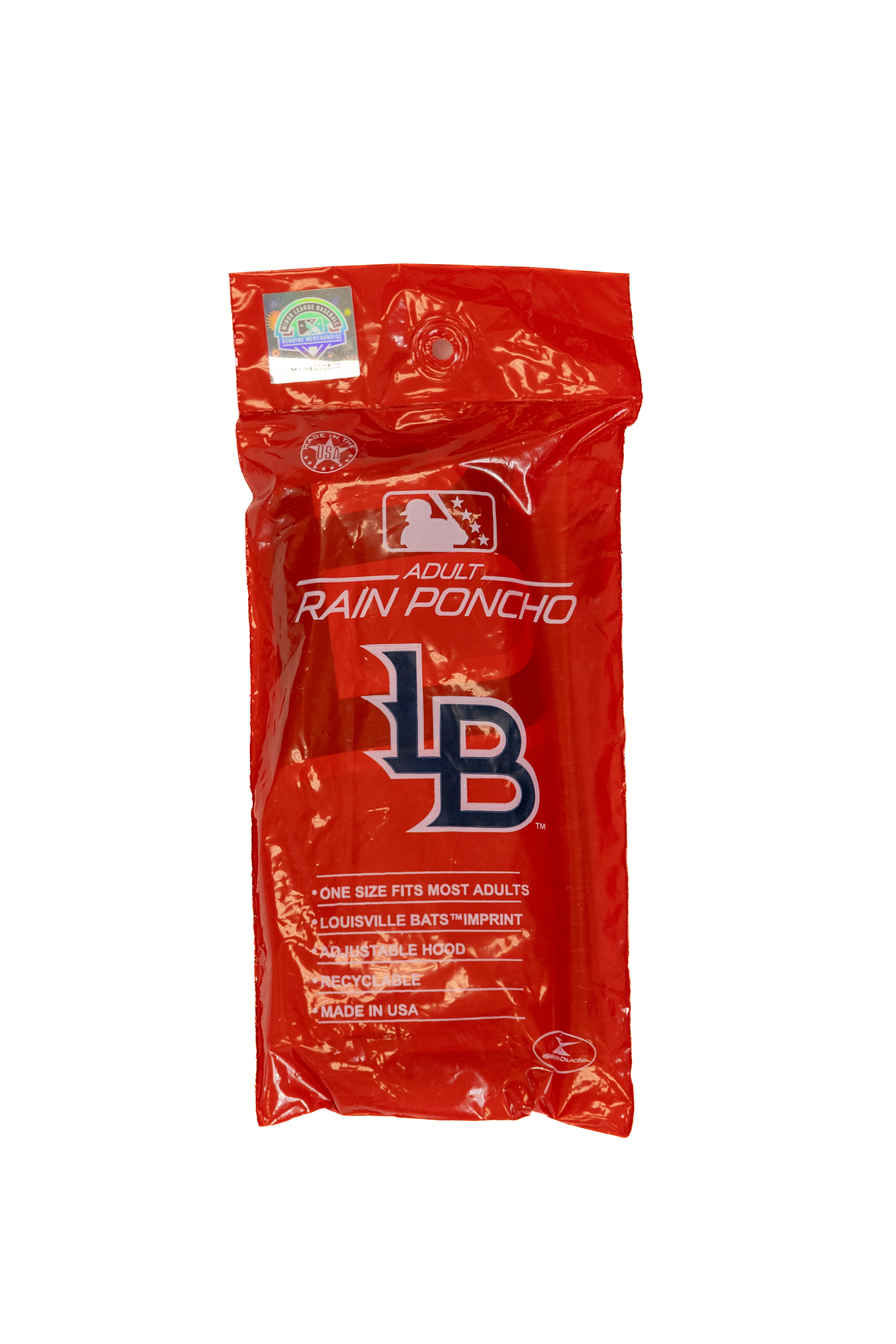 Louisville Bats Storm Duds Poncho - Image 2