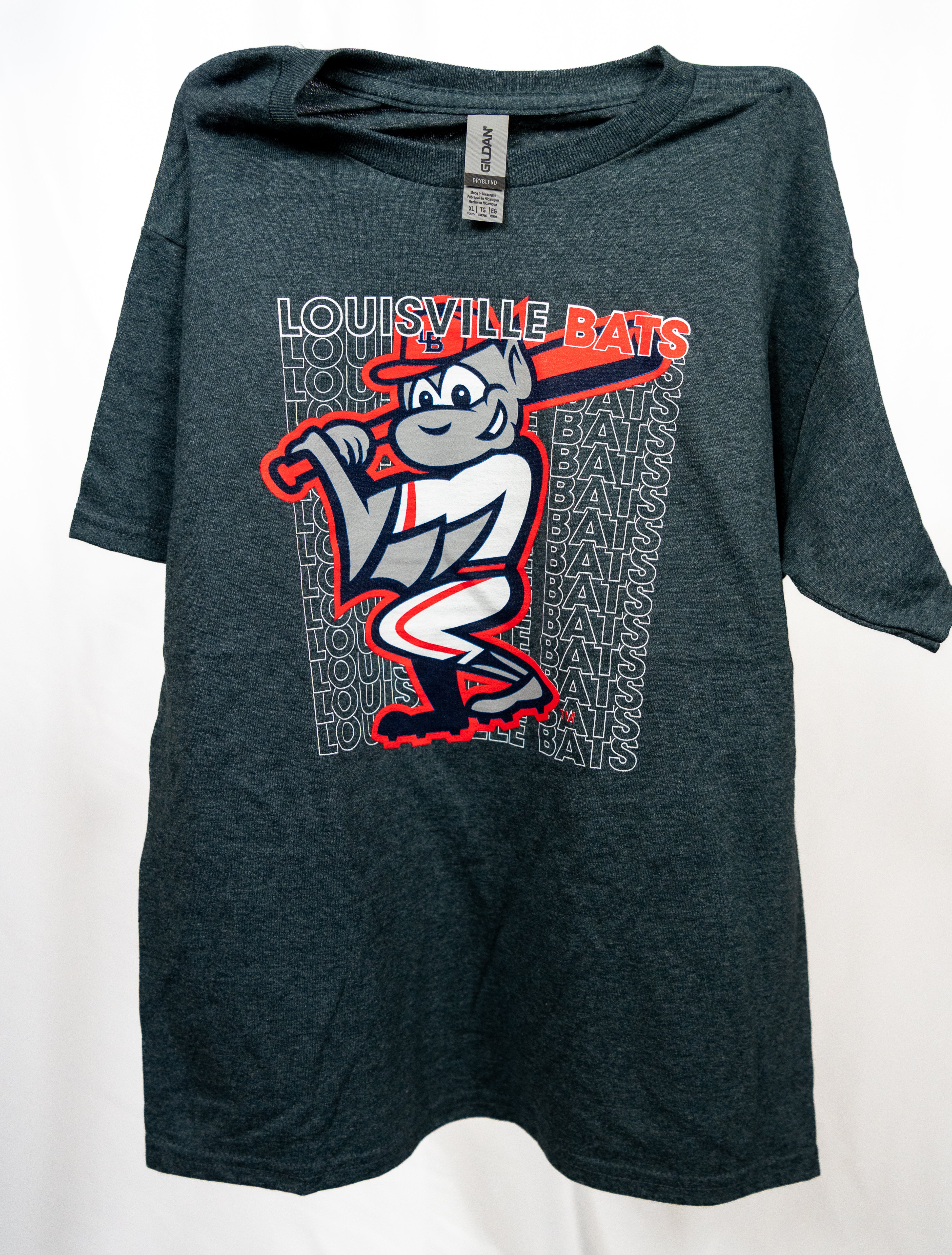 Louisville Bats Youth Buddy Bat Swinging Away T-Shirt