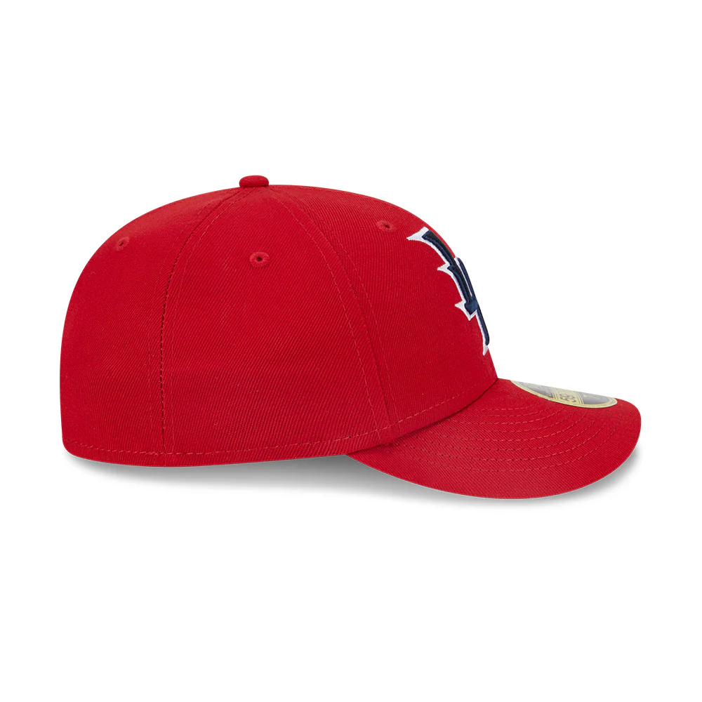 Louisville Bats New Era On-Field Low Profile 59FIFTY Fitted Hat - Red - Image 6