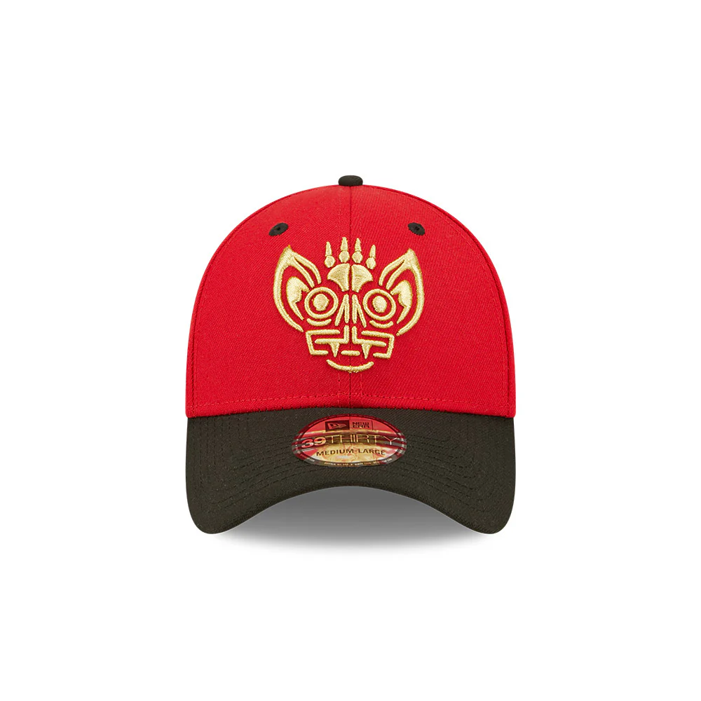 Louisville Bats Murcielagos Red Flex Fit Cap - Image 3